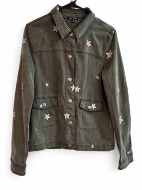 Dear John Olive Green Star-Accent Jacket